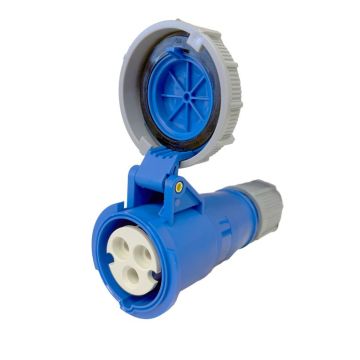 Steckerkupplung  CEE 16A 3-pol, 230V