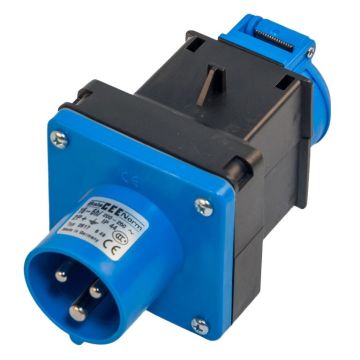 Adapterstecker CEE 16A 3-pol, 230V