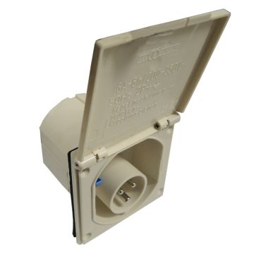 Einbau Steckdose 3-pol Kunststoff CEE 16A , 230V 014005010