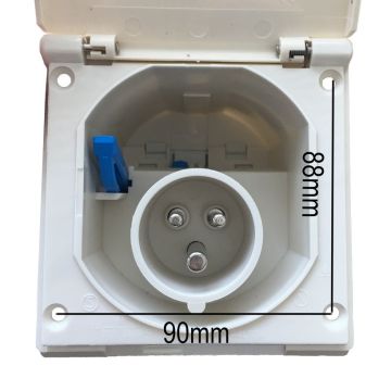 Einbau Steckdose 3-pol Kunststoff CEE 16A , 230V 014005010