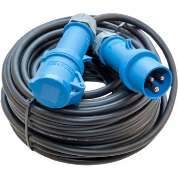 Verlängerungskabel CEE 16A 3-pol  25.0m Stecker + Dose