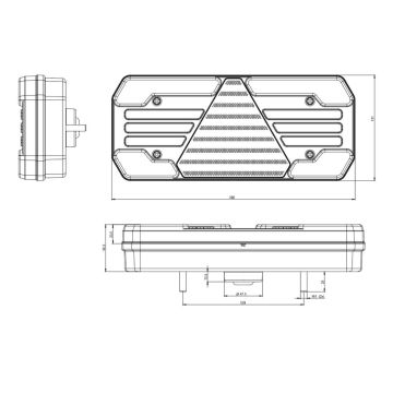 LED Schlussleuchte WAS 248  12-24V  links/rechts