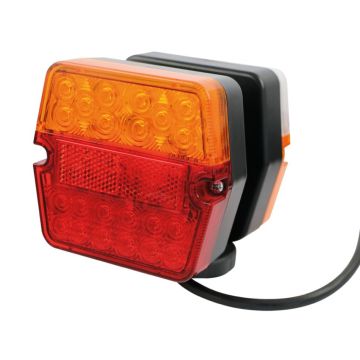 Eclairage LED de la charrue sur socle en caoutchouc 9-36V