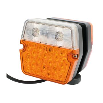 Eclairage LED de la charrue sur socle en caoutchouc 9-36V