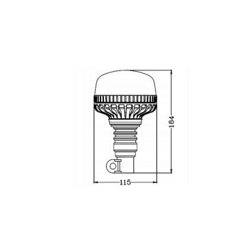 LED Rundumleuchte 12/24V 01450861