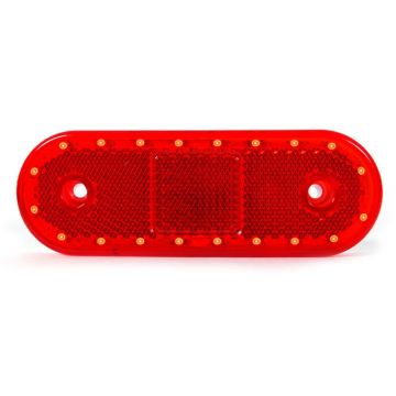 LED feu de position WAS 47 12/24V rouge