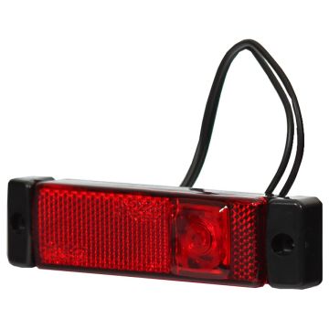 LED feu de position WAS 45S 12/24V  rouge