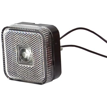 LED Positionsleuchte WAS 63-1 12/24V weiss