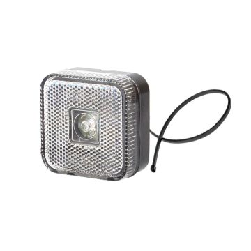 LED Positionsleuchte WAS 63-2 12/24V weiss