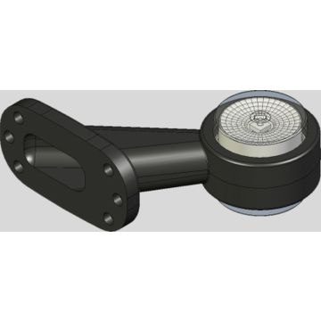 LED feu de gabarit 12-24V rouge/blanc  droite