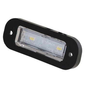 LED feux de plaque d’immat. WAS 12/24V  version encastrable