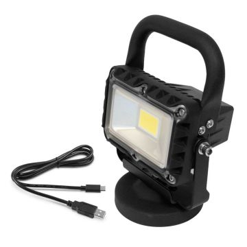 Lampe magnétique LED, 1000 lm Li accu 10W