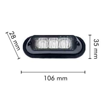 LED Blitzleuchte 12/24V 01472285