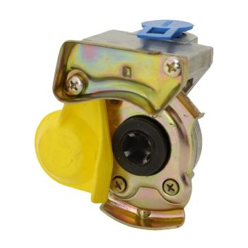 Tête d'accouplement à deux conducteurs jaune 014816040