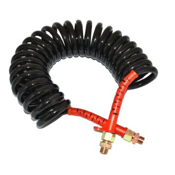 Tube spiral air comprimé rouge 7.5m