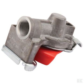 Tête d'accouplement à deux conducteurs rouge 014822040