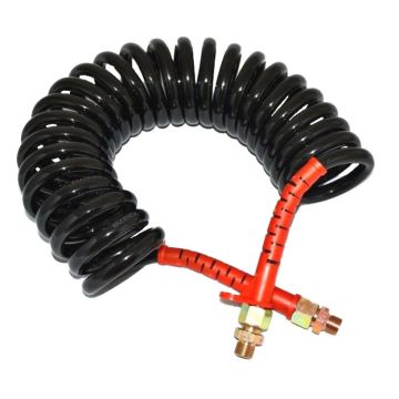 Tube spiral air comprimé rouge 5.5m