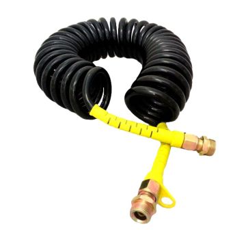 Tube spiral air comprimé jaune 5,5m