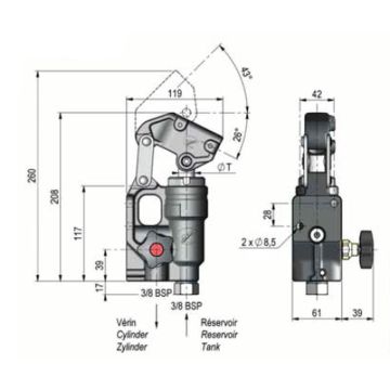 Handpumpe, Leitungseinbau