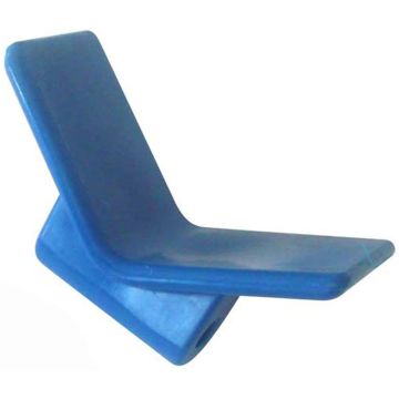 Butée d'étrave bleu en polyuréthane
