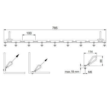 ACEBIKES Flexi Rail - Railset