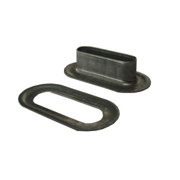 Oeillet à fente, oval