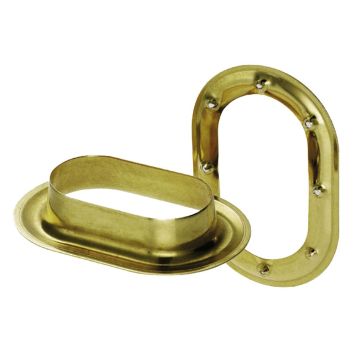 Oeillet oval en laiton