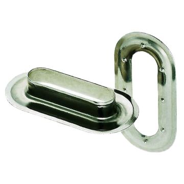 Oeillet oval en laiton 020010008