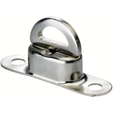 Bouchon tournant zingué pour œillet oval 35 x13 mm