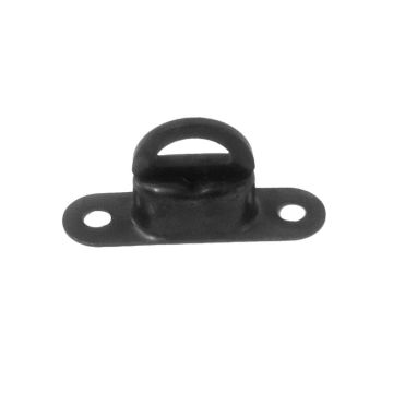 Bouchon tournant zingué pour œillet oval 35 x13 mm black edition