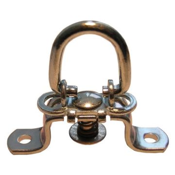 Bouchon tournant zingué rabattable