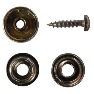 Bouton-pression  4-pce. laiton 020010232