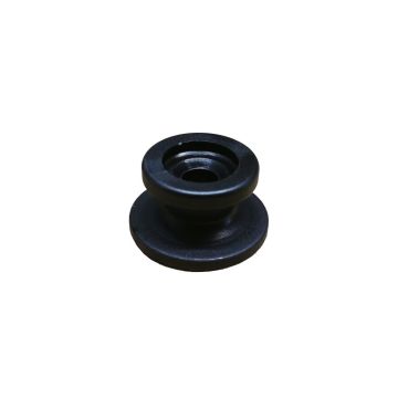 Bouton rond plastique, 1 pce.