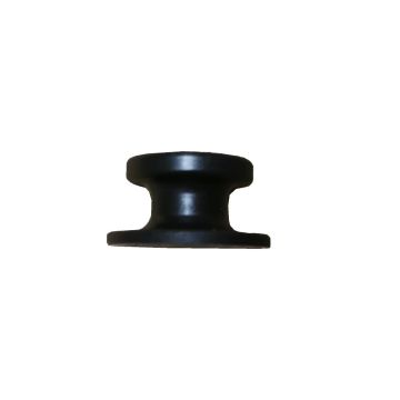 Bouton rond plastique, 1 pce.