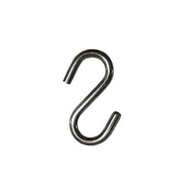 S-Haken verzinkt, 3.8 x 40 mm