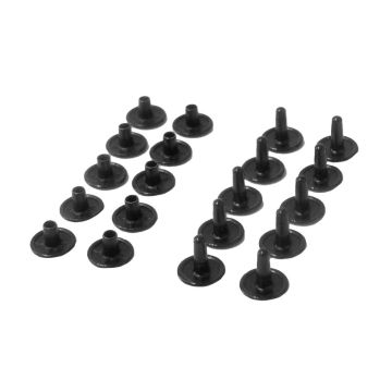 Rivet creux, double-calott  black edition