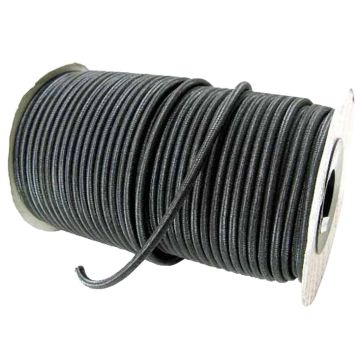 Expanderseil,   8mm, Gummi schwarz UV-b 020010403