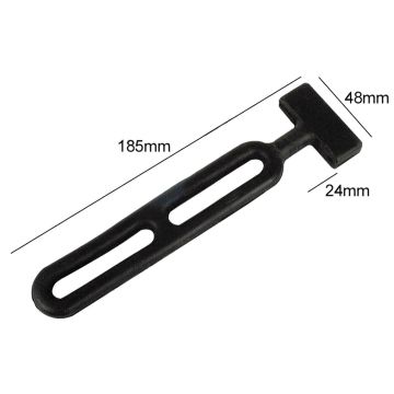 Gummistroppe verstellbar 2-Loch