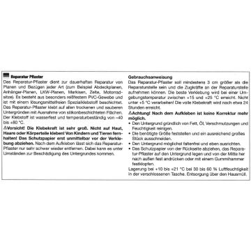 Planen-Reparatur-Pflaster weiss