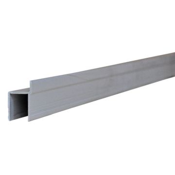 ALU profil de bord pour 25mm pour parois avec butée