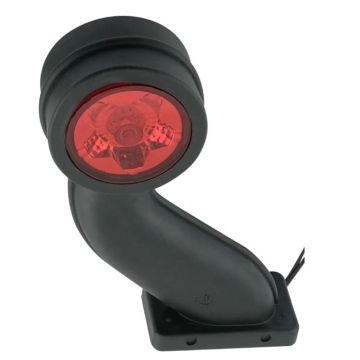 LED Umrissleuchte WAS 12/24V rot/weiss rechts