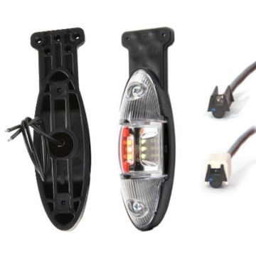 LED feu de gabarit  rouge/blanc 12-24V 02.100.312