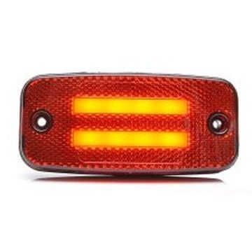 LED feu de position WAS 158 12/24V  rot Neon