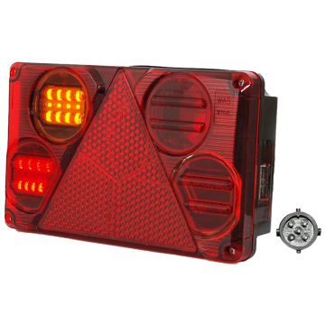 LED Schlussleuchte WAS 70 (12)  12/24V  links