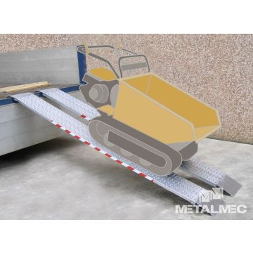 Alu-Rampe, 830 kg par paire, sans bord, 030SL4025