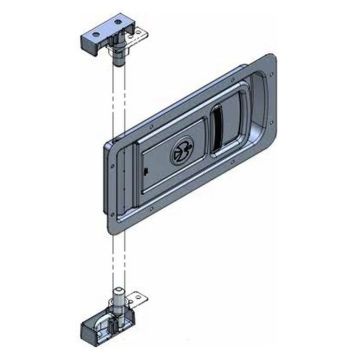 Fermeture tige de torsion encastré 036004318