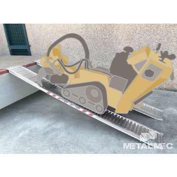Alu-Laderampe, 1500 kg pro Paar, ohne Rand,