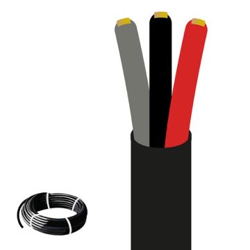 Kabel   3-pol 1.5mm², FLRYY, 1 Rolle = 50m