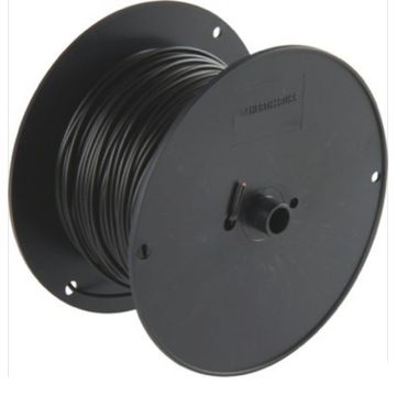 Câble 1 x 0,75 mm², couleur noire  1 rouleau = 100 m