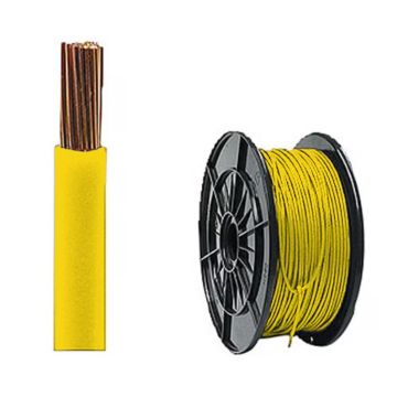Kabel 1 x 0.75 mm², Farbe gelb  1 Rolle = 100 m